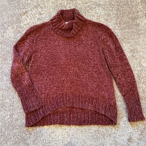 Pleione Pink Chenille Pullover Sweater